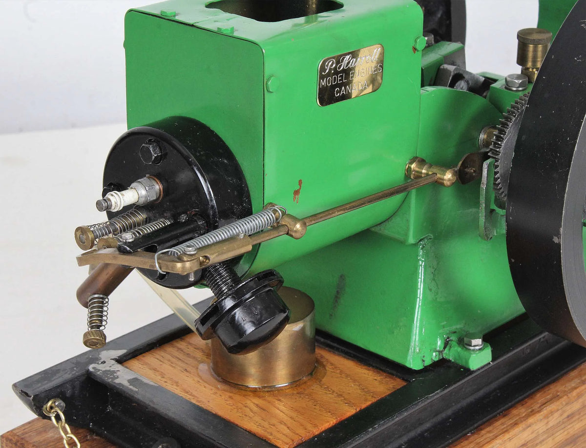 Open crank hit & miss engine