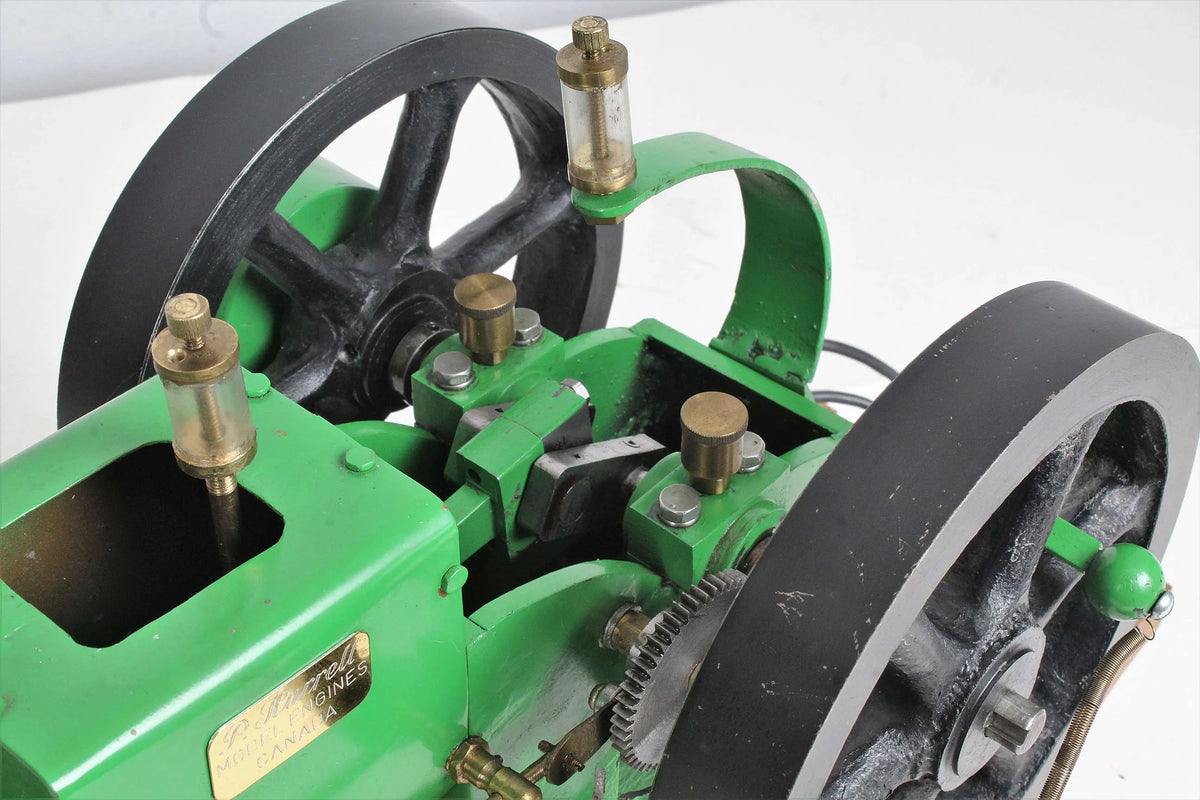 Open crank hit & miss engine