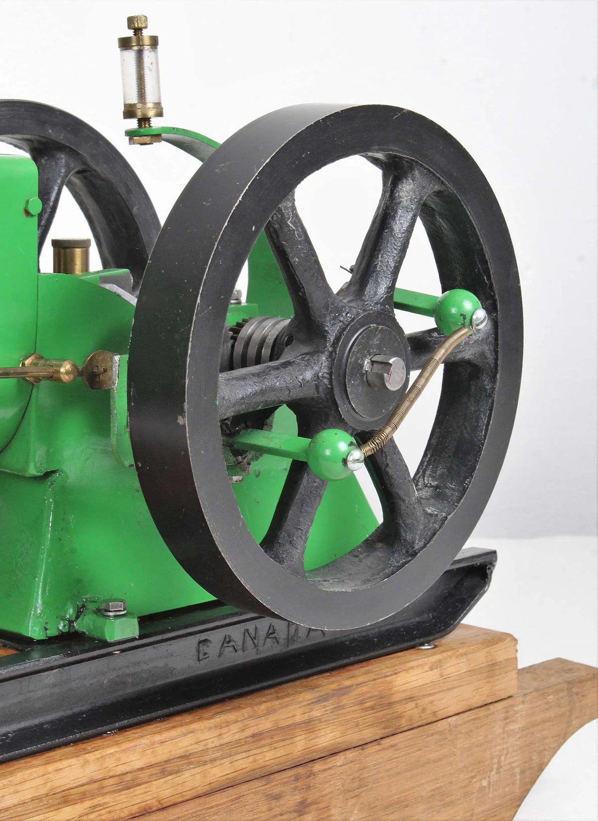 Open crank hit & miss engine