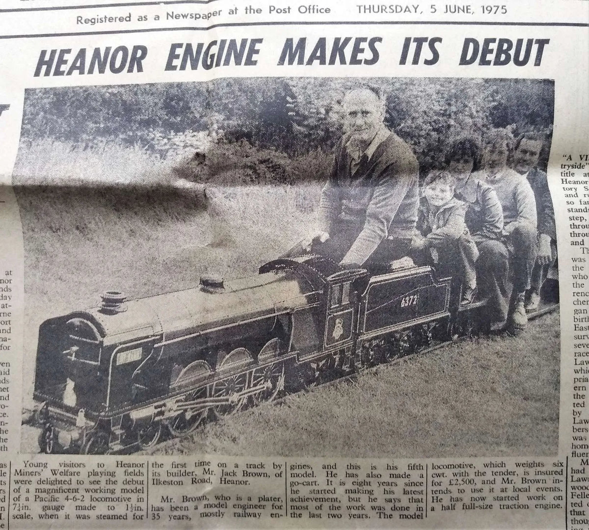 10 1/4 inch gauge "Sweet Pea" 0-4-0ST with tender