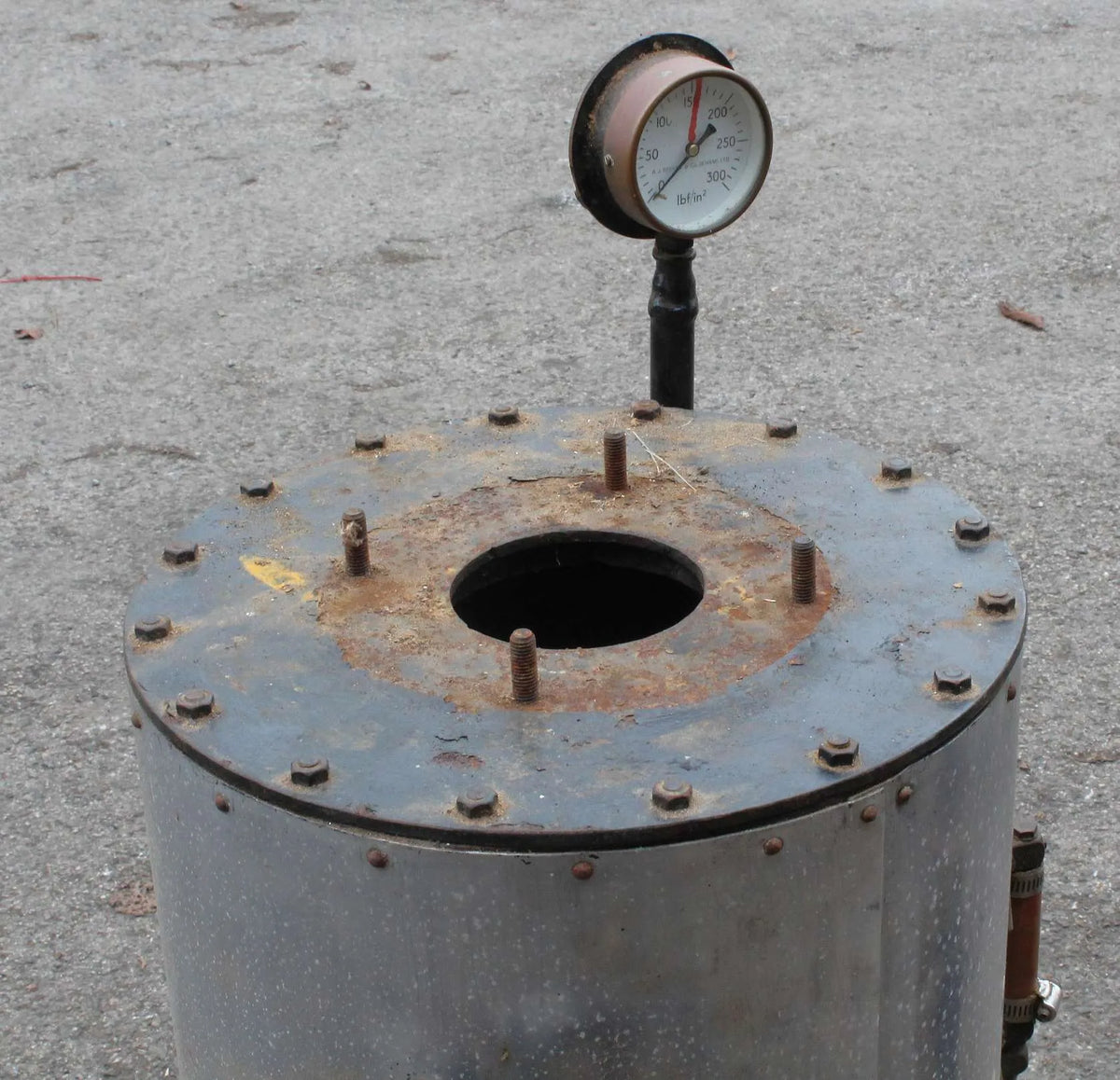 Large vertical multi-tube gas-fired boiler