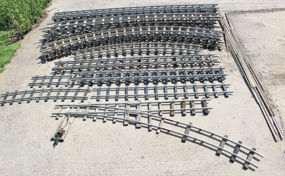 5 inch gauge track & turnout, 21mm rail