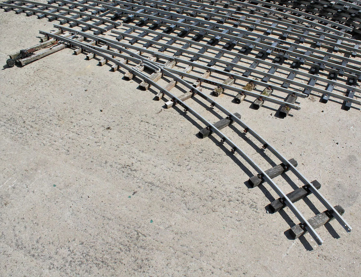 5 inch gauge track & turnout, 21mm rail