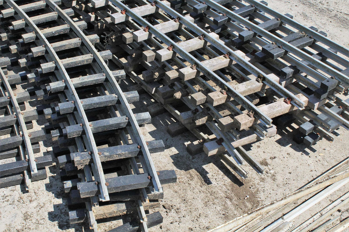 5 inch gauge track & turnout, 21mm rail
