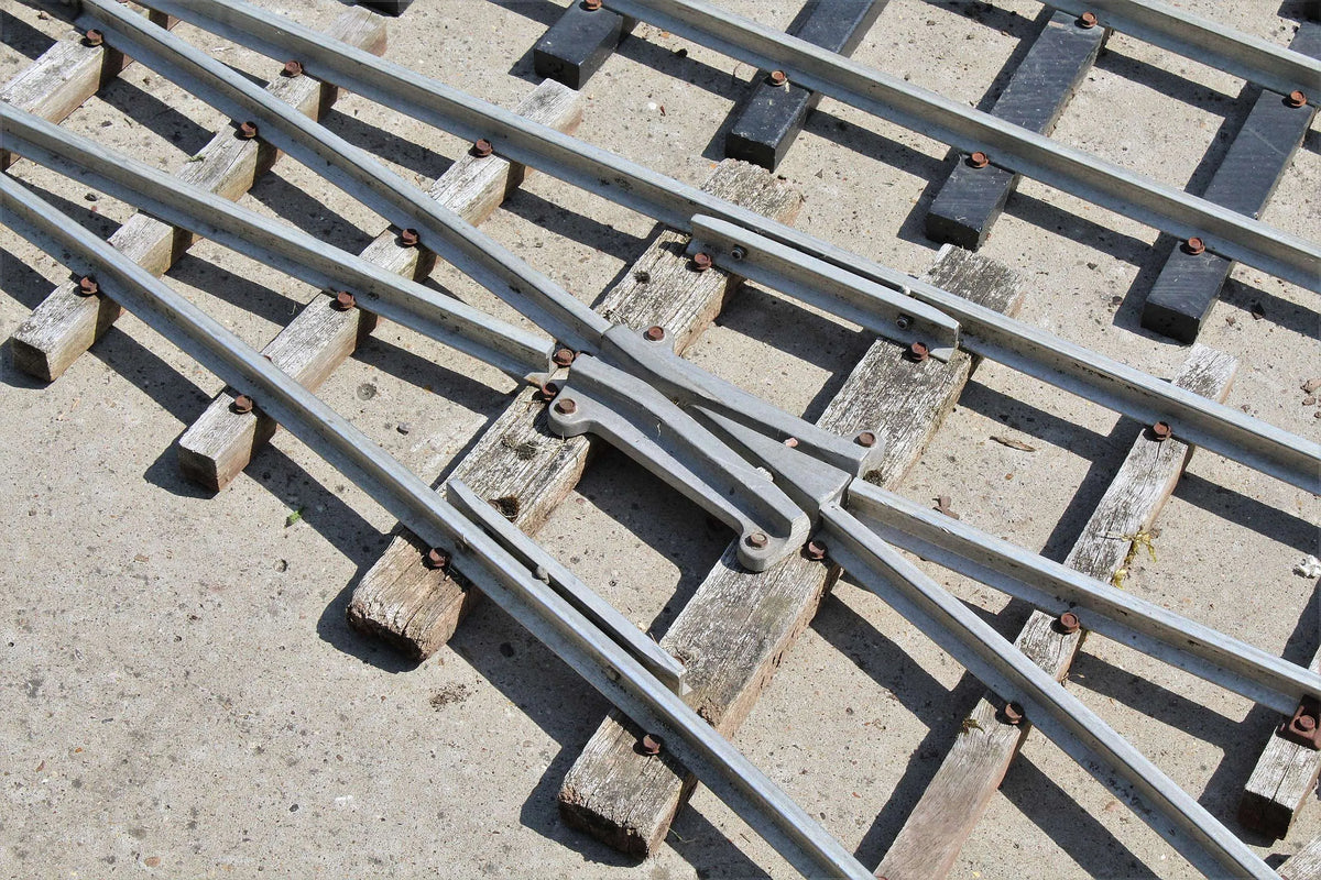 5 inch gauge track & turnout, 21mm rail