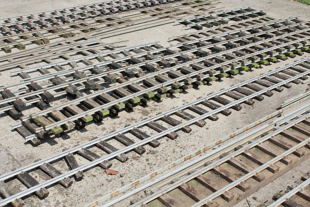 5 inch gauge track & turnout, 16mm rail