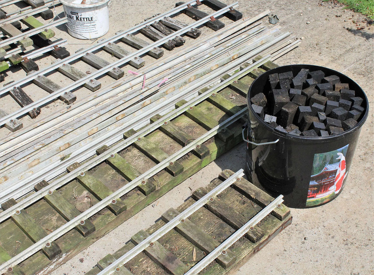 5 inch gauge track & turnout, 16mm rail