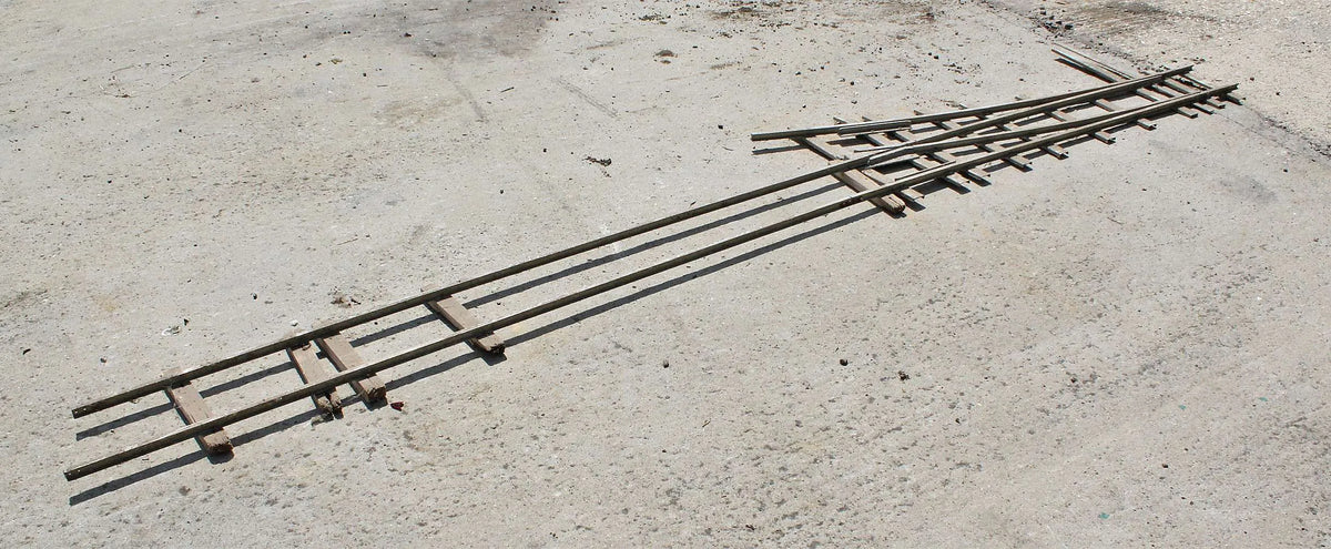 5 inch gauge track & turnout, 16mm rail