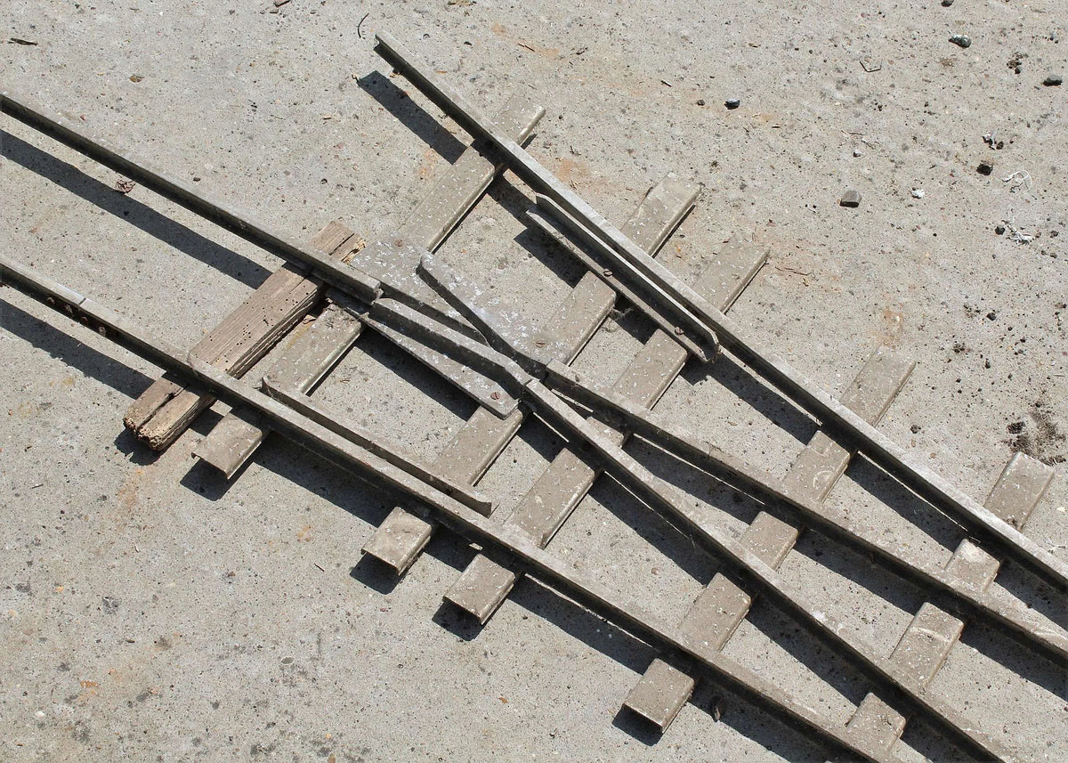 5 inch gauge track & turnout, 16mm rail