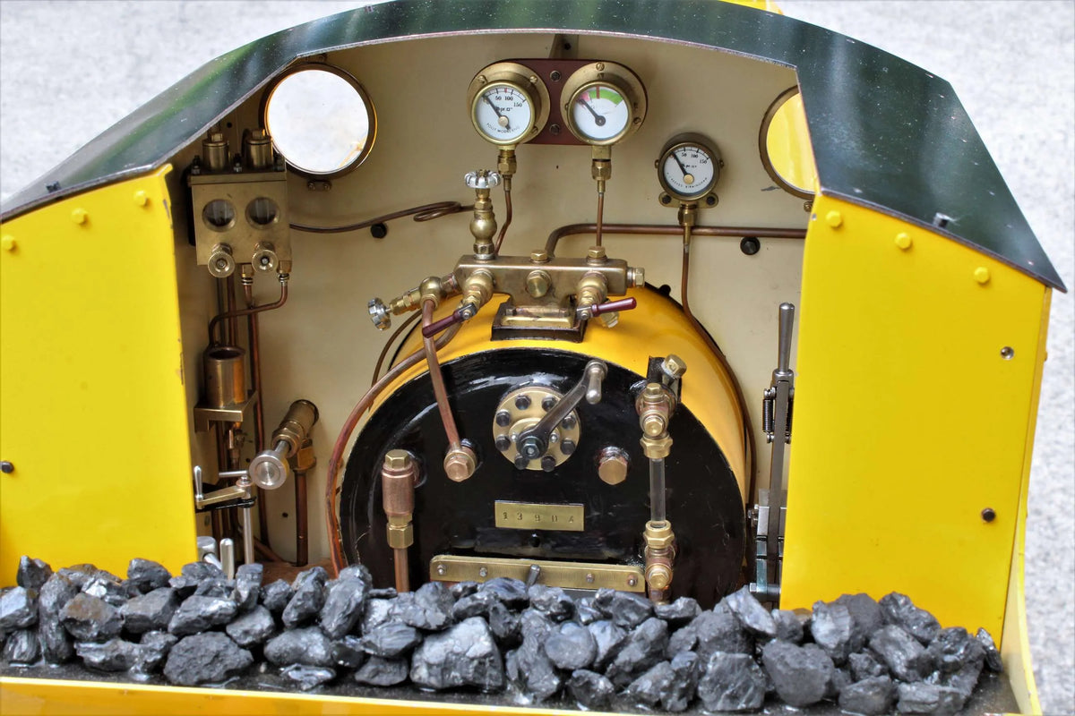 5 inch gauge Hawthorn Leslie 0-6-0ST with driving truck