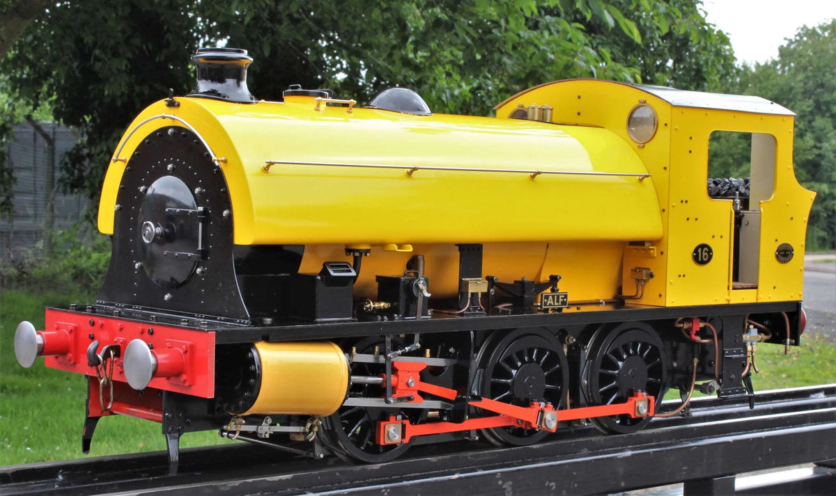 5 inch gauge Hawthorn Leslie 0-6-0ST with driving truck