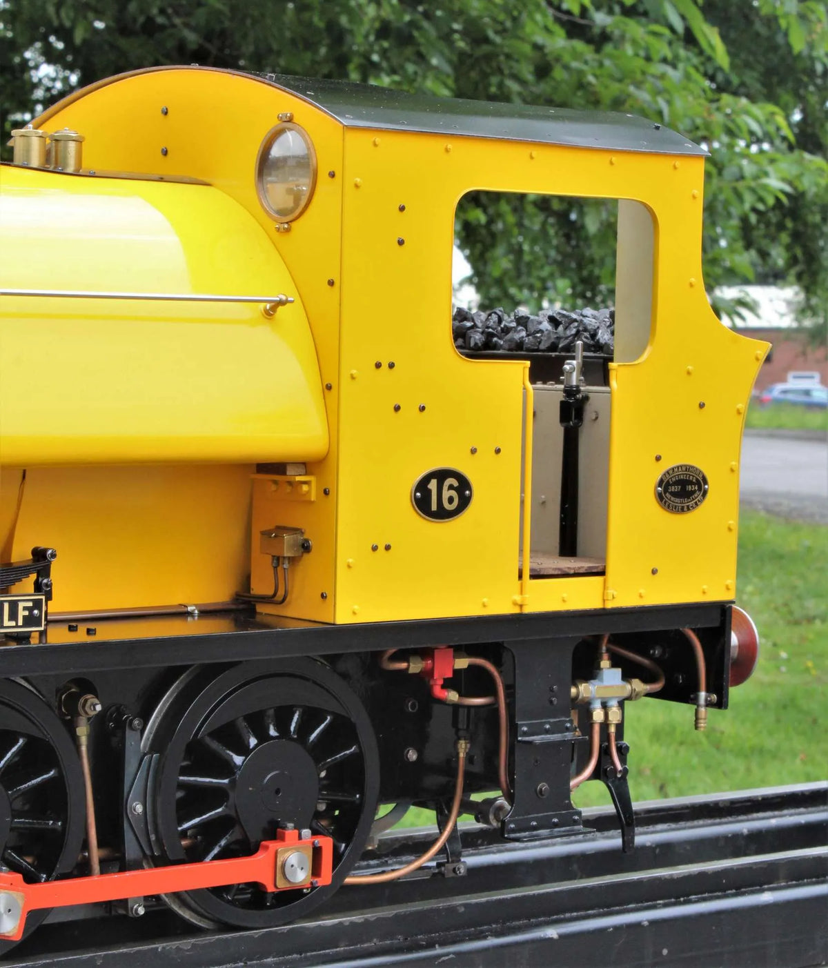 5 inch gauge Hawthorn Leslie 0-6-0ST with driving truck