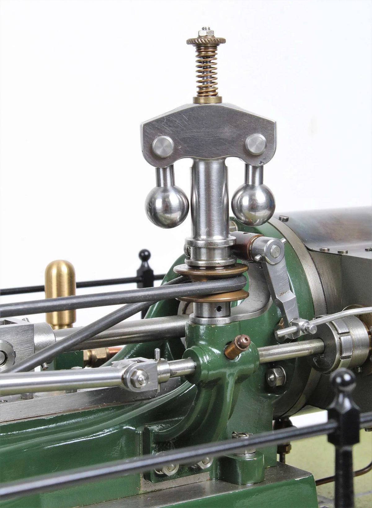 Stuart No.9 horizontal mill engine with governor and water pump