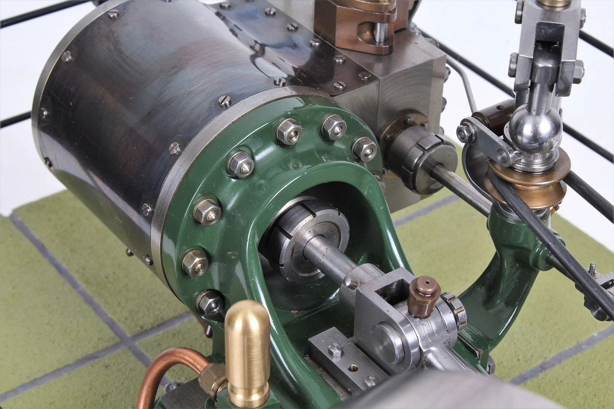 Stuart No.9 horizontal mill engine with governor and water pump
