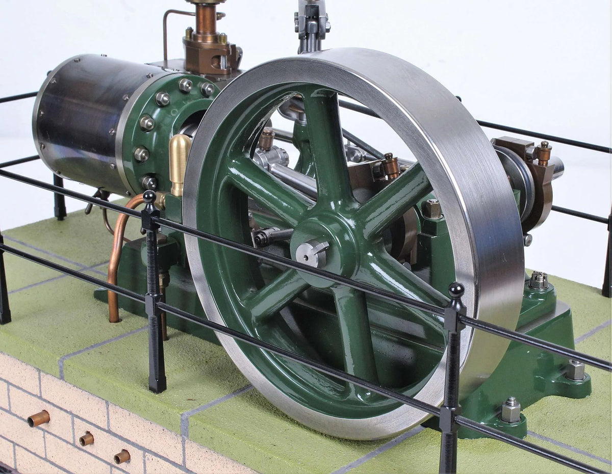 Stuart No.9 horizontal mill engine with governor and water pump