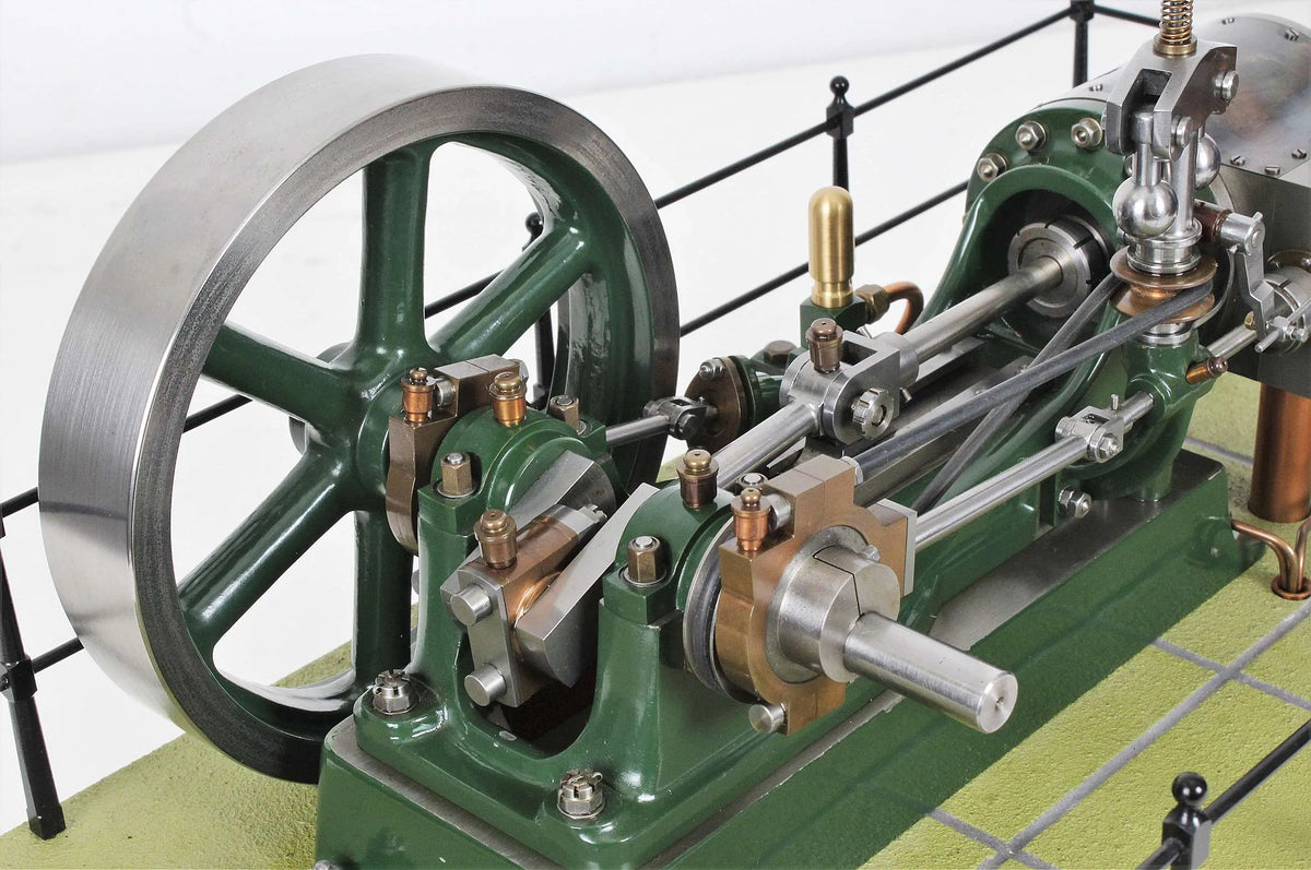 Stuart No.9 horizontal mill engine with governor and water pump