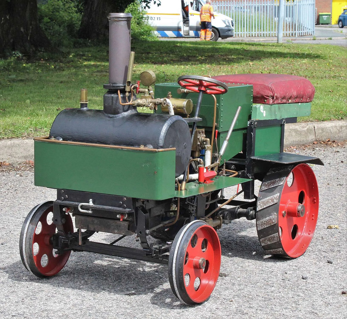 3 inch scale Suffolk dredging tractor