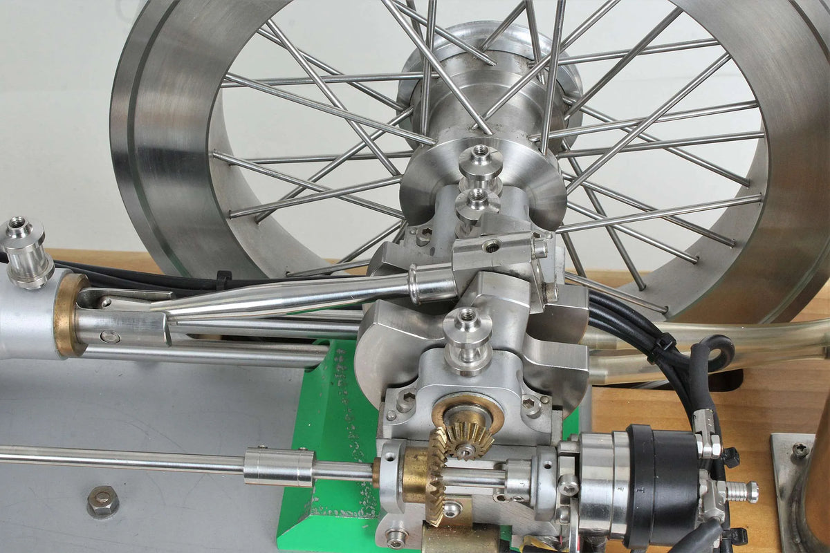 Snow double-acting tandem IC engine