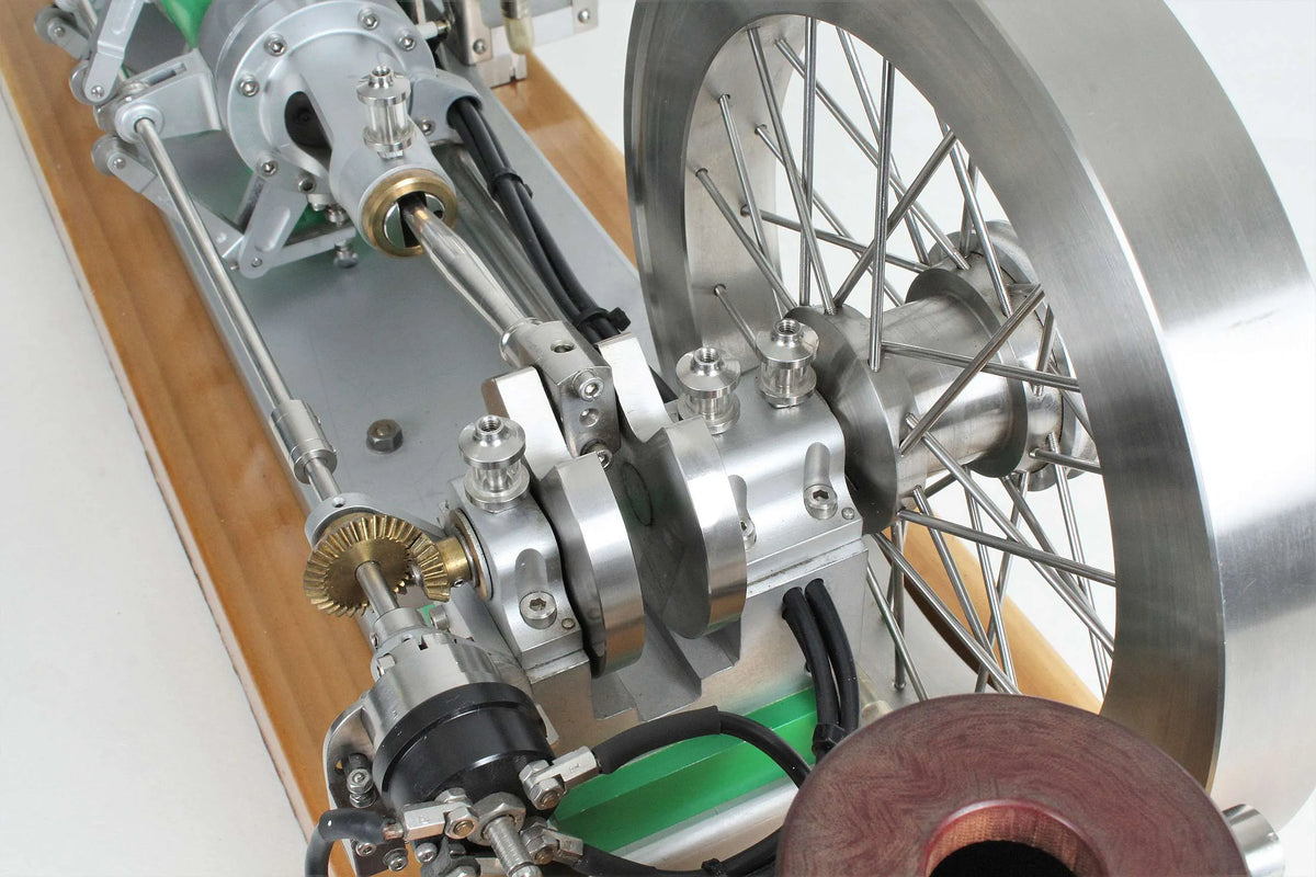 Snow double-acting tandem IC engine