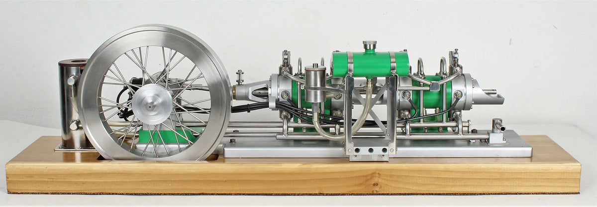 Snow double-acting tandem IC engine