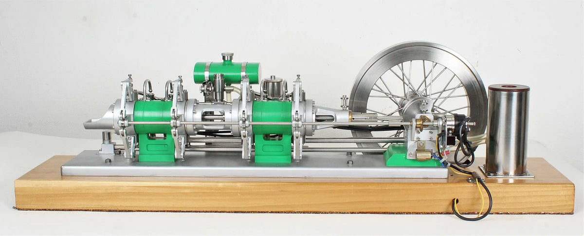 Snow double-acting tandem IC engine