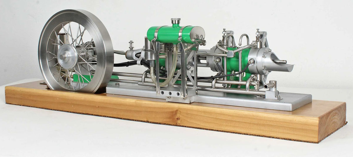 Snow double-acting tandem IC engine