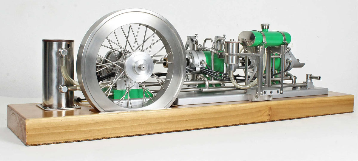 Snow double-acting tandem IC engine