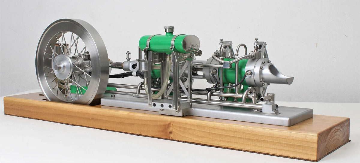 Snow double-acting tandem IC engine