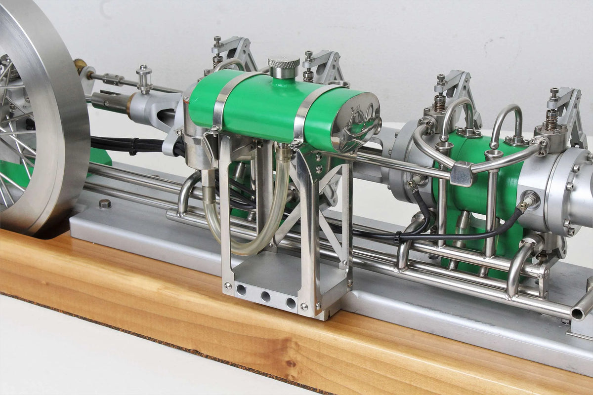 Snow double-acting tandem IC engine