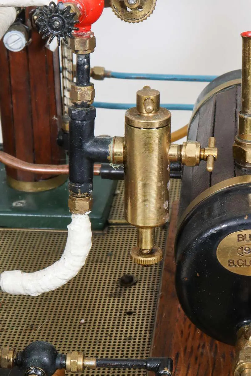 Large engine house steam plant