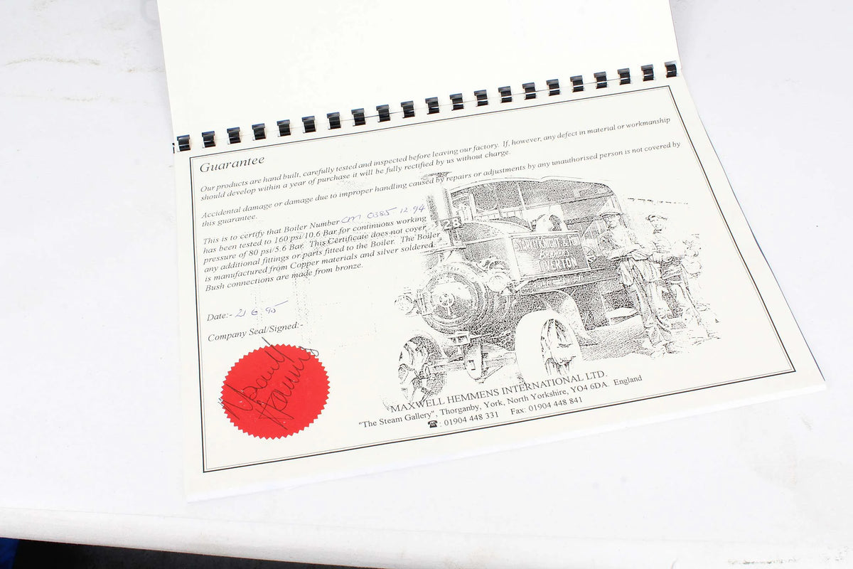 1 inch scale Maxwell Hemmens Showmans engine