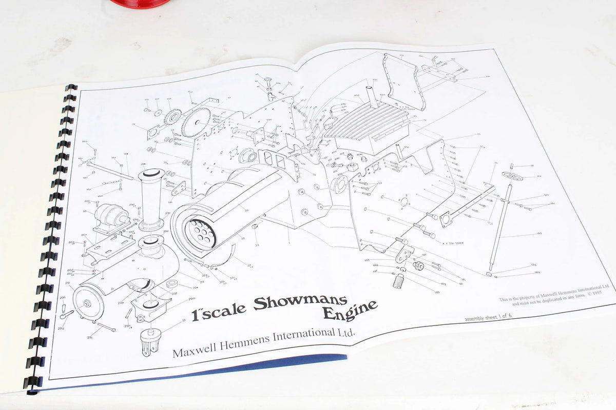 1 inch scale Maxwell Hemmens Showmans engine