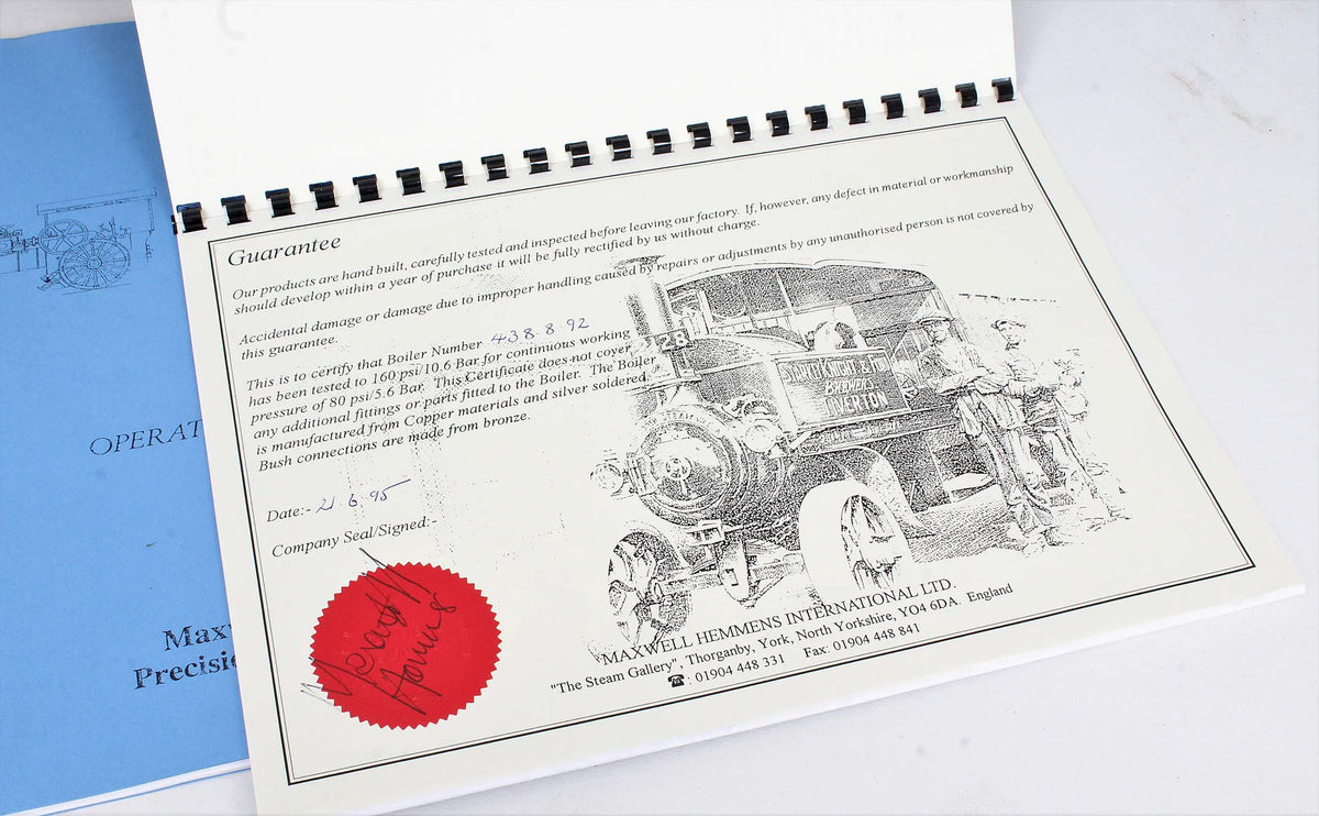 1 inch scale Maxwell Hemmens agricultural engine
