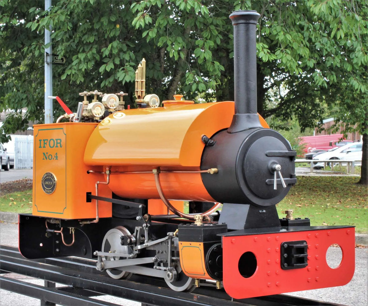 7 1/4 inch gauge "Stafford" 0-4-0ST, works number 1421 with road trailer