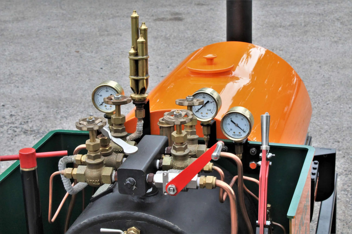 7 1/4 inch gauge "Stafford" 0-4-0ST, works number 1421 with road trailer
