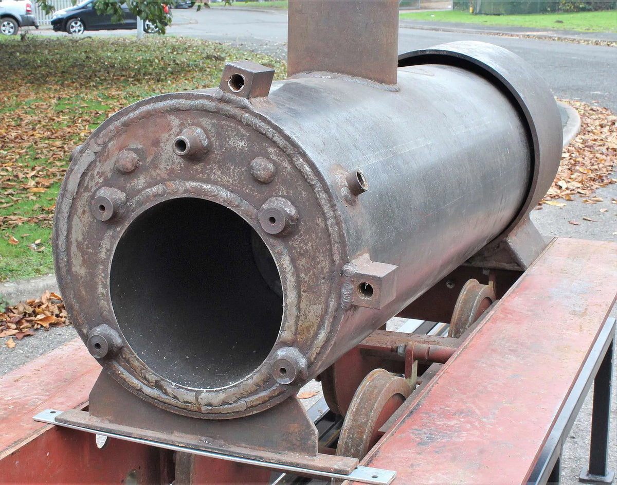Large 7 1/4 inch narrow gauge chassis with marine boiler