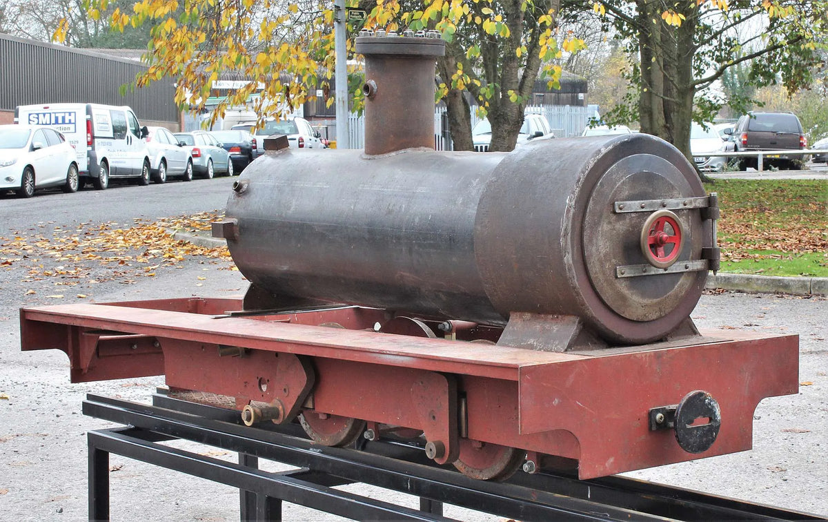 Large 7 1/4 inch narrow gauge chassis with marine boiler