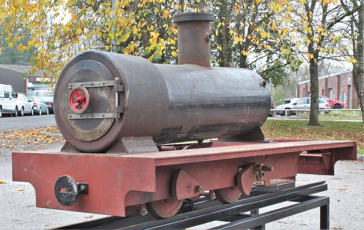 Large 7 1/4 inch narrow gauge chassis with marine boiler