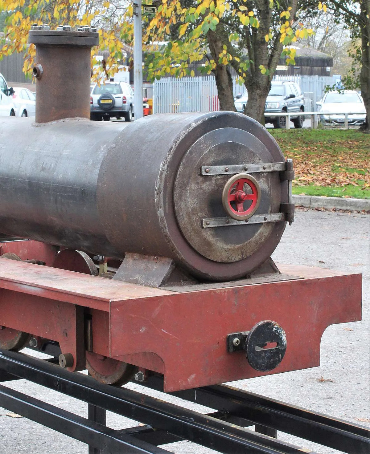 Large 7 1/4 inch narrow gauge chassis with marine boiler