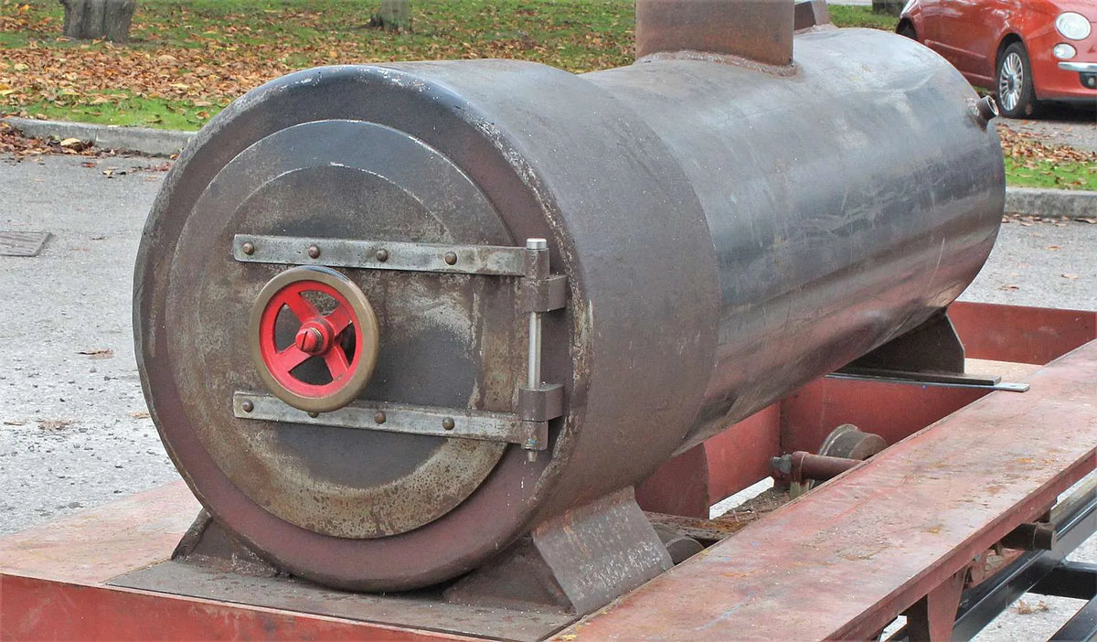 Large 7 1/4 inch narrow gauge chassis with marine boiler