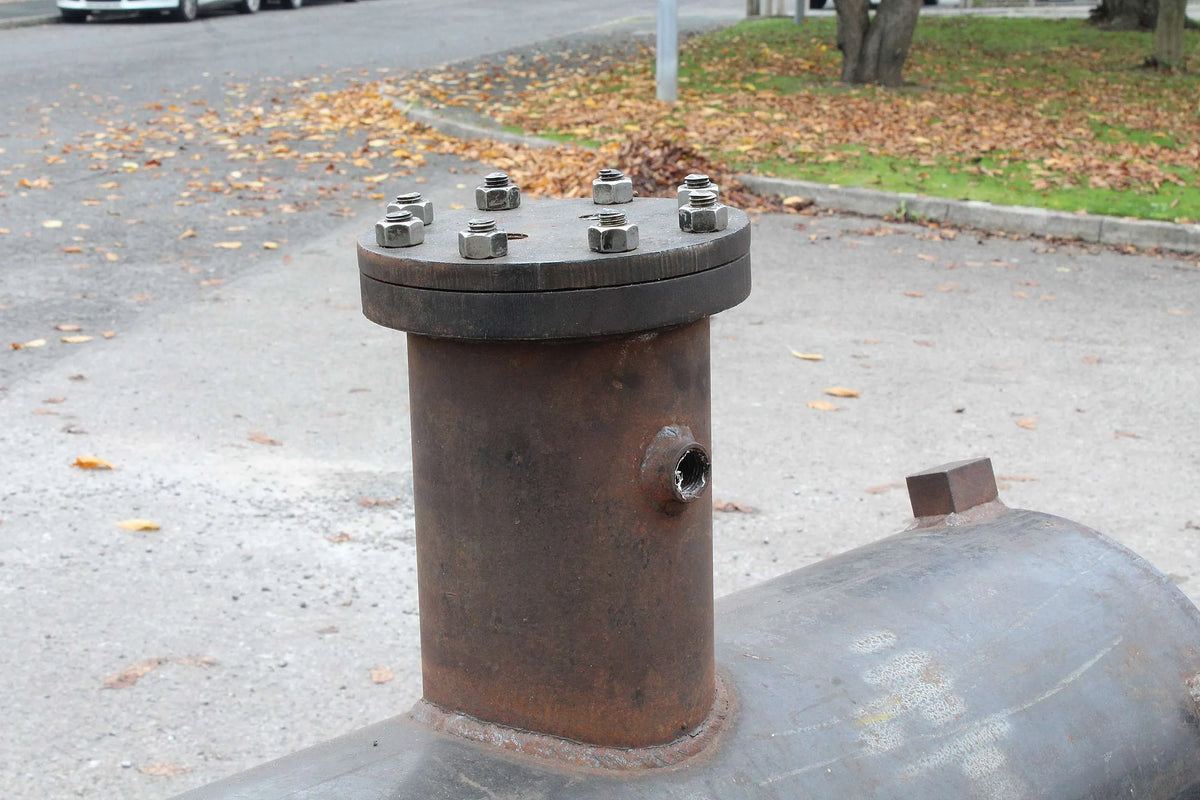 Large 7 1/4 inch narrow gauge chassis with marine boiler