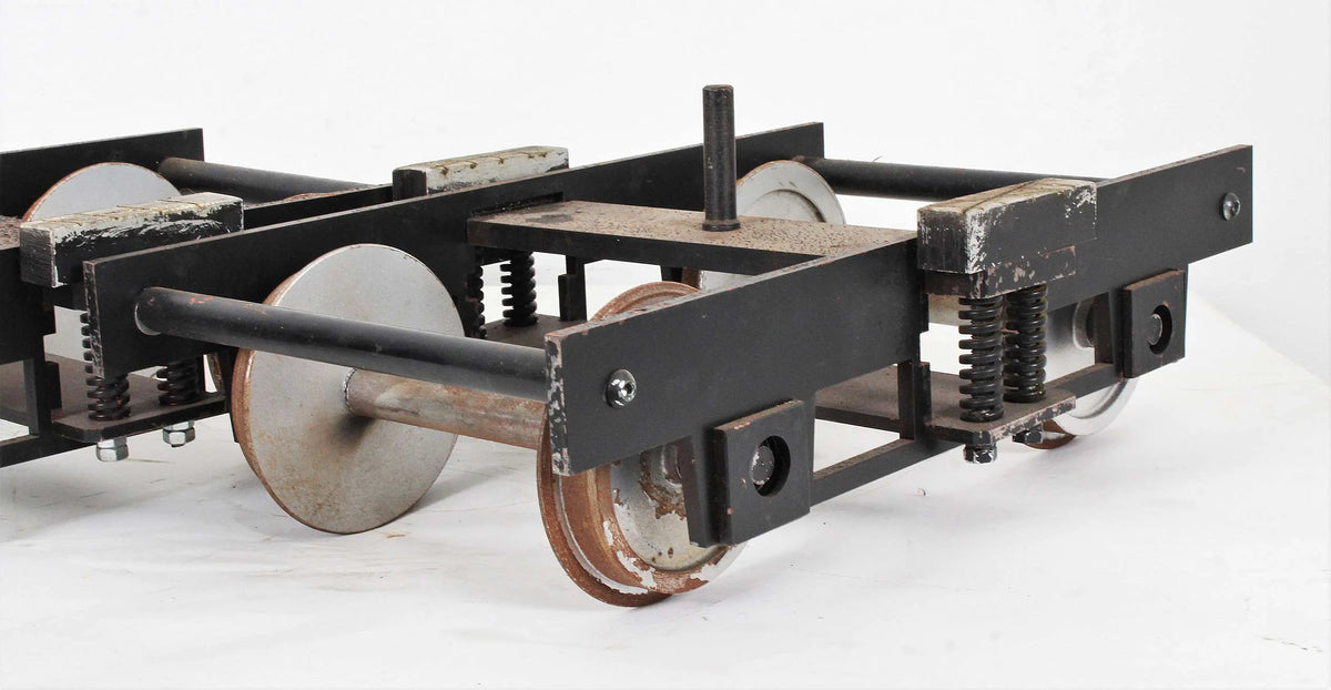 Pair 7 1/4 inch gauge unbraked bogies