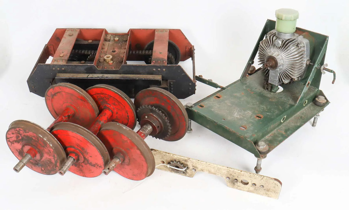 Eaton transmission with 7 1/4 inch gauge bogie & wheelsets