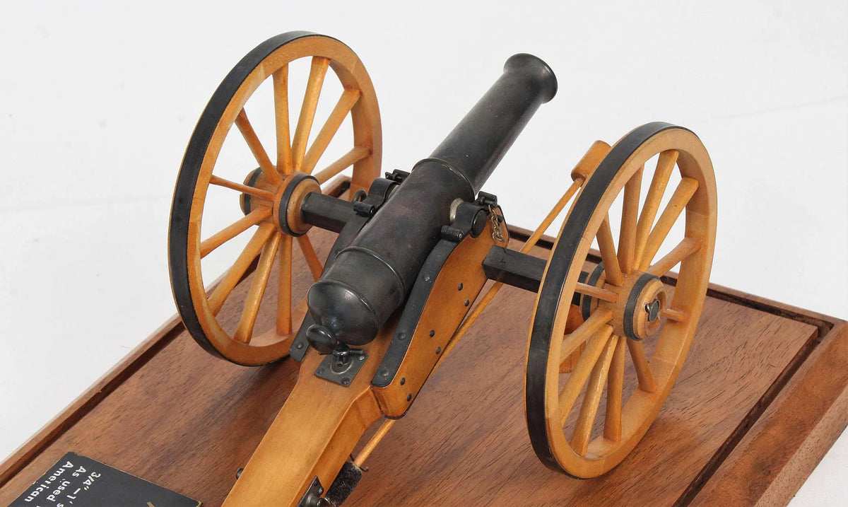 Model early American field gun