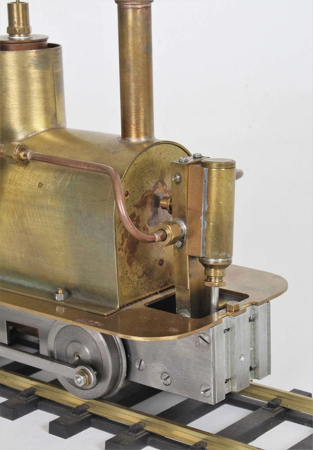Gauge 1 spirit-fired steam tram