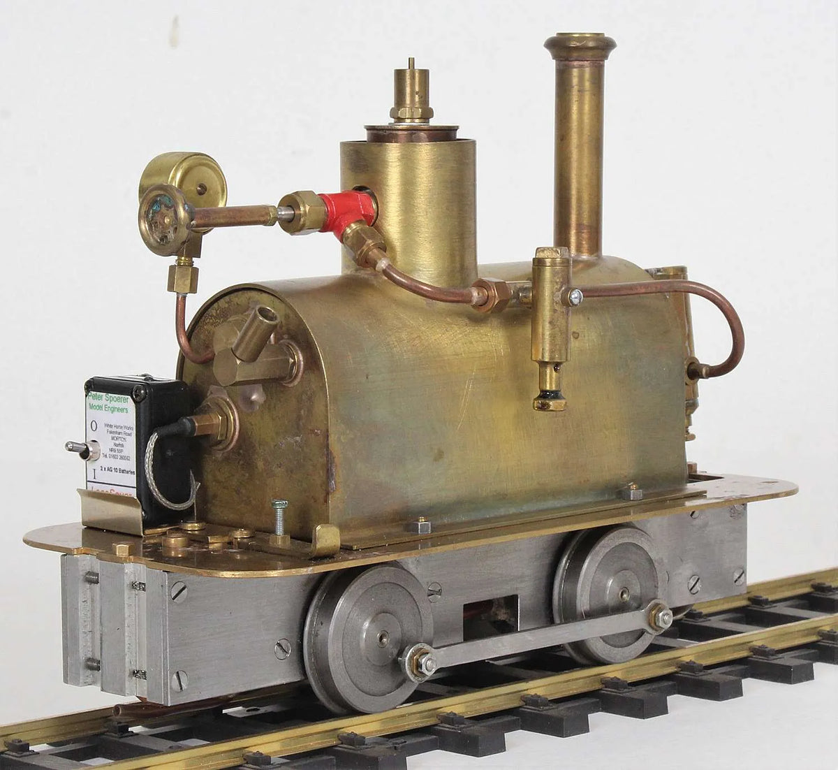 Gauge 1 spirit-fired steam tram