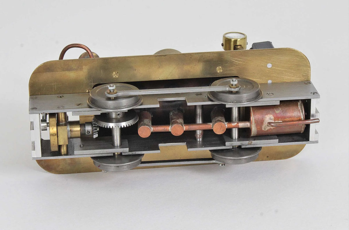 Gauge 1 spirit-fired steam tram