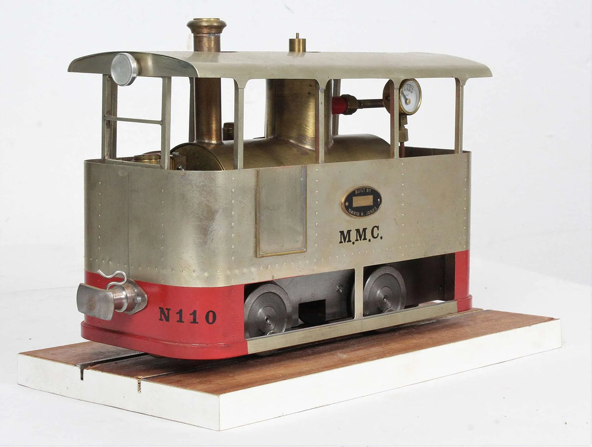 Gauge 1 spirit-fired steam tram