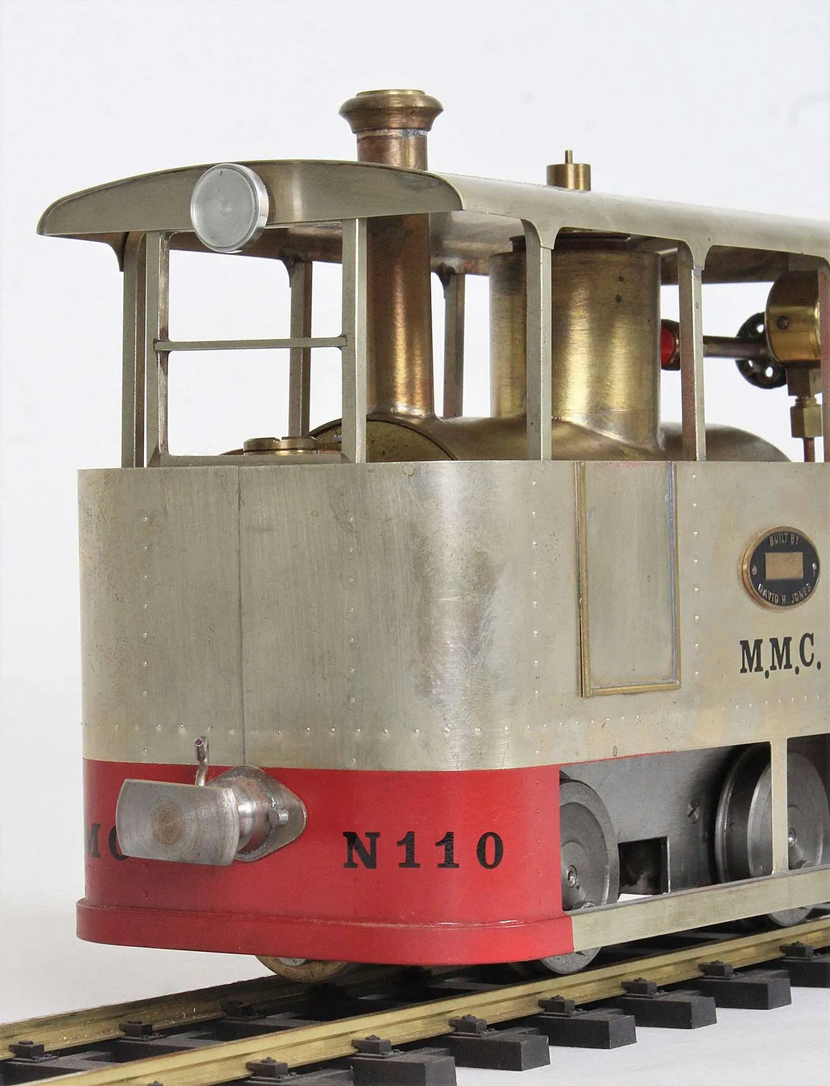 Gauge 1 spirit-fired steam tram