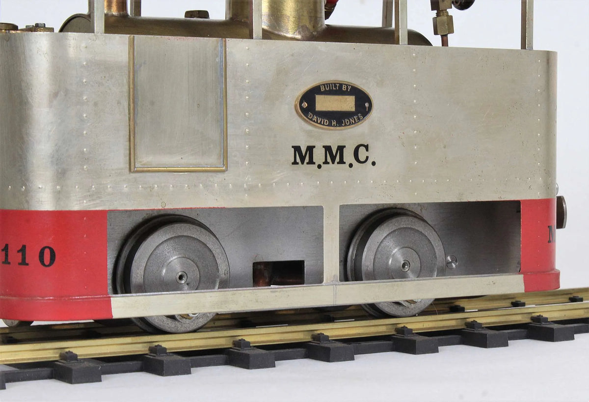 Gauge 1 spirit-fired steam tram